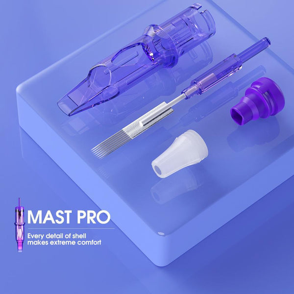 Mast Pro Tattoo Cartridges Needles 0.35MM Magnum 3.5MM Taper - Box of 20Pcs - Dragonhawktattoos
