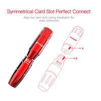 Dragonhawk Mast Tour Wireless Tattoo Kit ( Colour: Red ) - Dragonhawktattoos