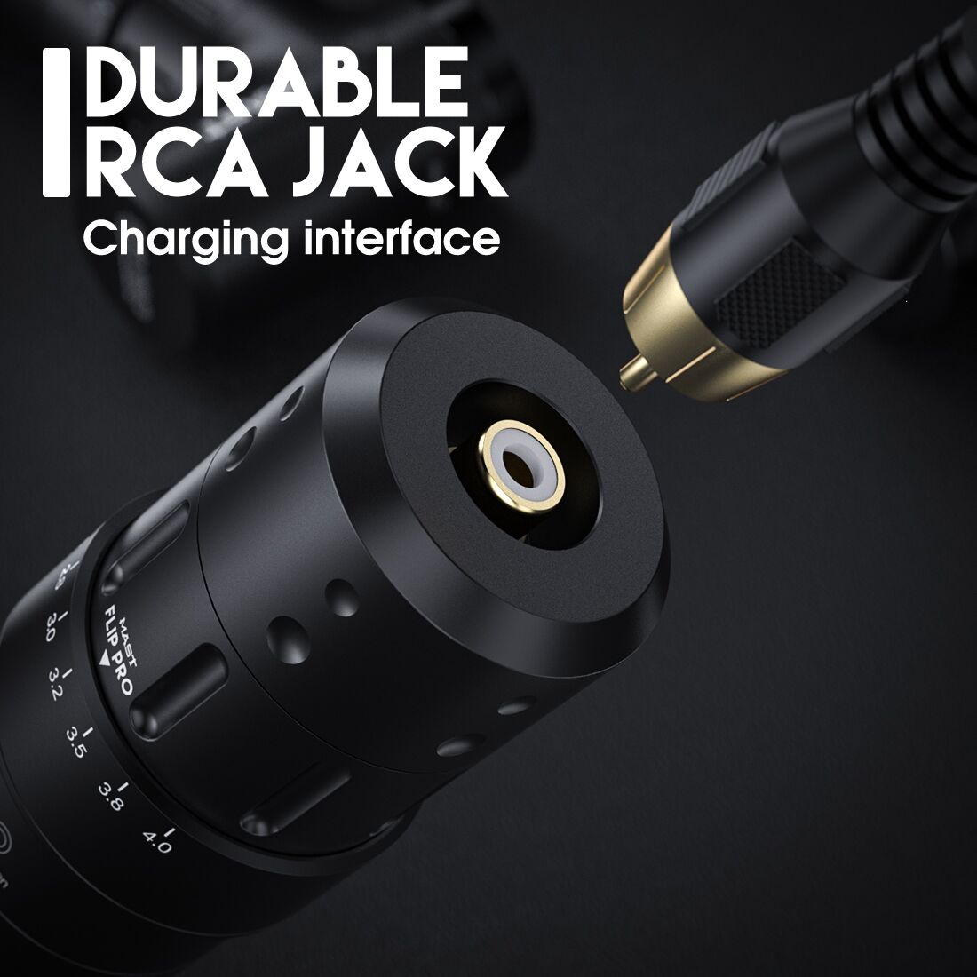 Wireless Tattoo Pen Machine with 2.6-4.0mm Strokes Changeable | Mast Flip Pro - Dragonhawktattoos