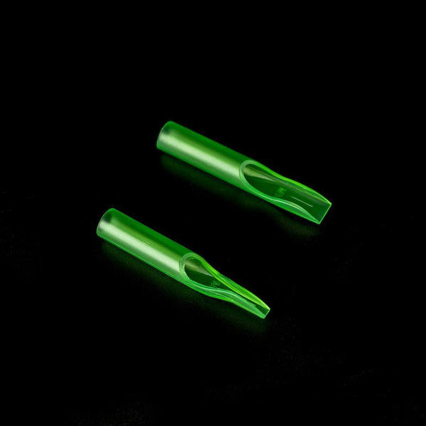 50Pcs Disposable Tattoo Tips Nozzle Tube Green Color RT - Dragonhawktattoos