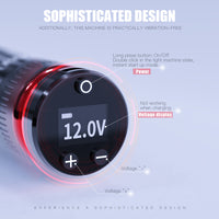 Wireless Tattoo Pen Machine Shortest Machine with 4.0MM Strokes Two Replaceable Batteries | Mast Racer - Dragonhawktattoos