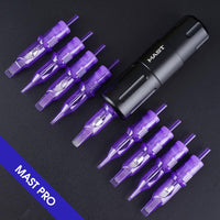 Mast Pro Tattoo Cartridges Needles 0.35MM Magnum 5MM Taper- Box of 20 - Dragonhawktattoos