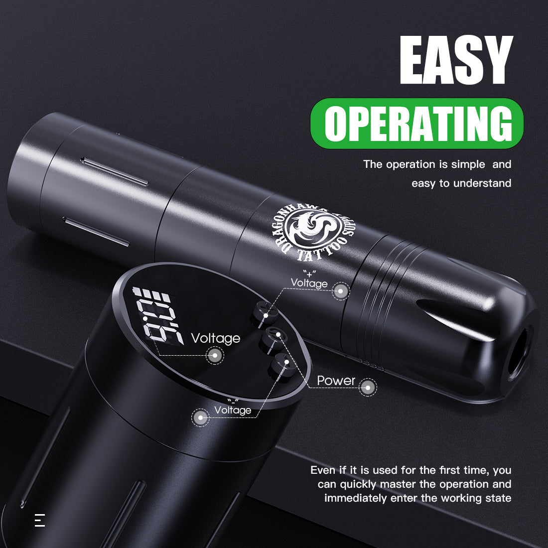 Dragonhawk X3 PRO Wireless Pen Machine Kit With Mast Pro Cartridges for Beginners
